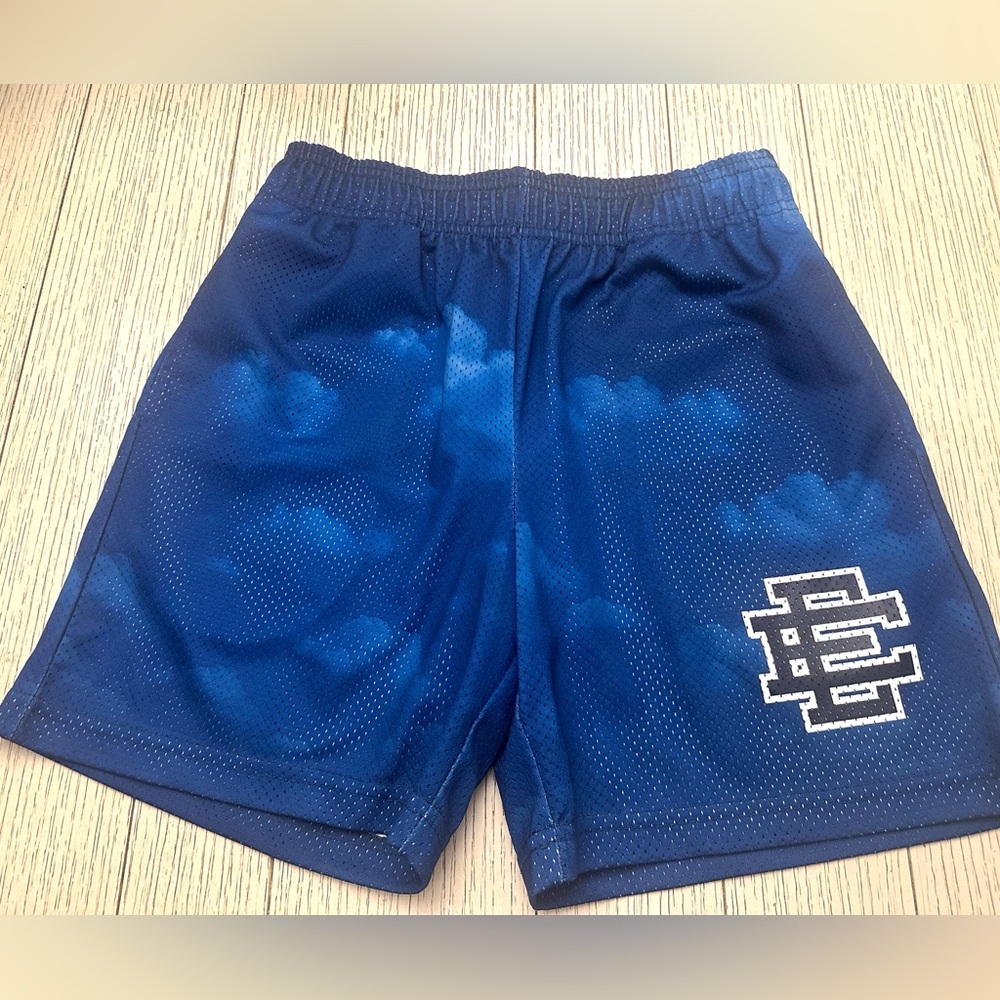 Authentic Eric Emanuel EE blue cloud shorts men’s size small